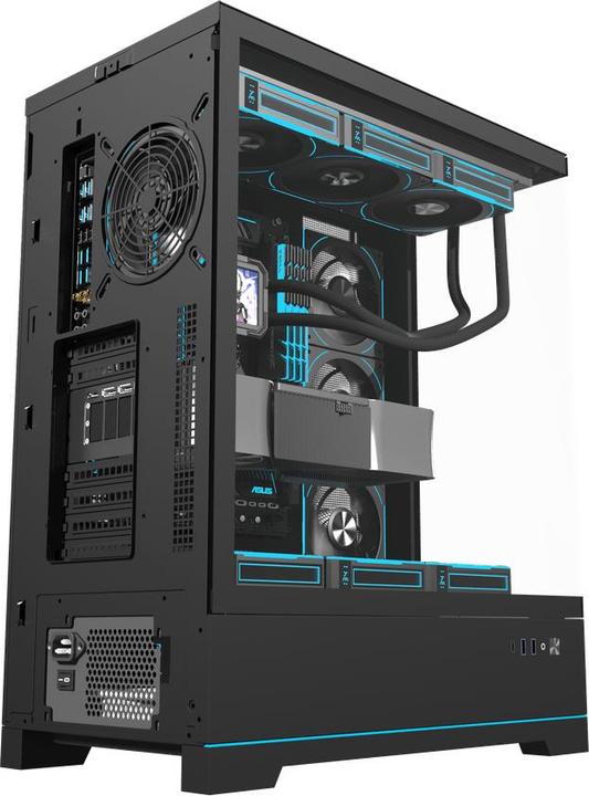 Produktbild Darkflash Tech Darkflash DY451L PRO computer case with fan (black) (ATX, ITX)