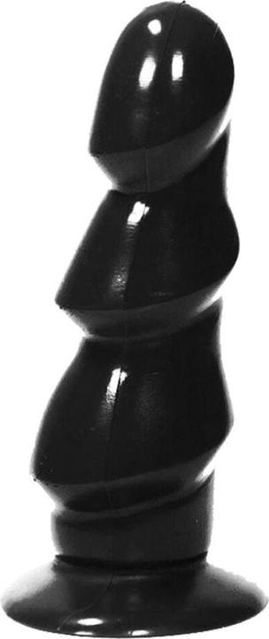 Produktbild All Black Analdildo mit Riffeln