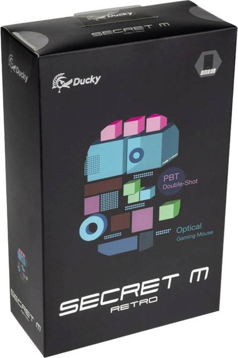 Produktbild Ducky Secret M Retro Gaming Maus (Kabelgebunden)