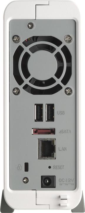 Immagine prodotto QNAP TS-110, NAS iSCSI per 1x SATA, Windows AD, NFS