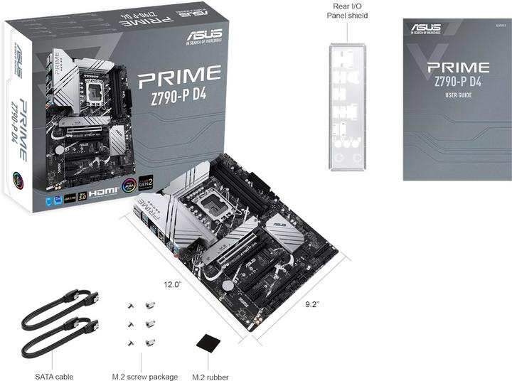 Actual product image ASUS Prime Z790-P D4 (LGA 1700, Intel Z790, ATX)