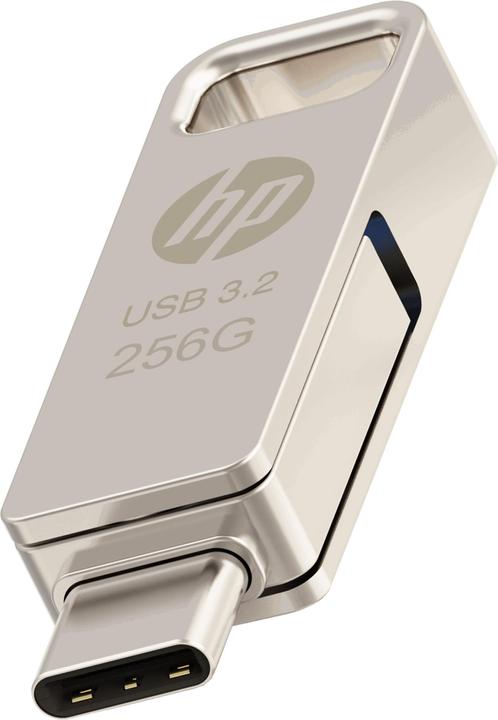 Image du produit HP Lecteur flash métallique 256 Go x206c OTG Type-C (256 Go, USB-C)