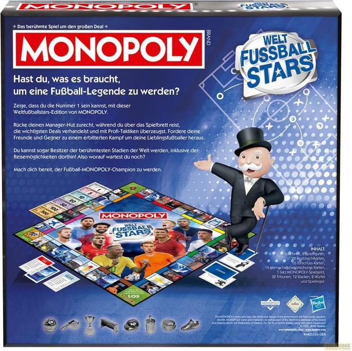 Produktbild Winning Moves Monopoly Weltfussball Stars (Deutsch)