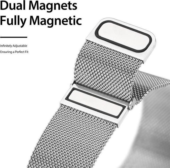 Actual product image Dux Ducis Pro Bracelet (42 mm, 44 mm, 45 mm, 49 mm, Stainless steel, Apple Watch Series 5, Apple Watch SE, Apple Watch Ultra 2, Apple Watch Series 4, Apple Watch SE (2022/2023), Apple Watch Series 3, Apple Watch Series 8, Apple Watch Series 7, Apple Watch Series 6, Apple Watch Series 9, Apple Watch Ultra)