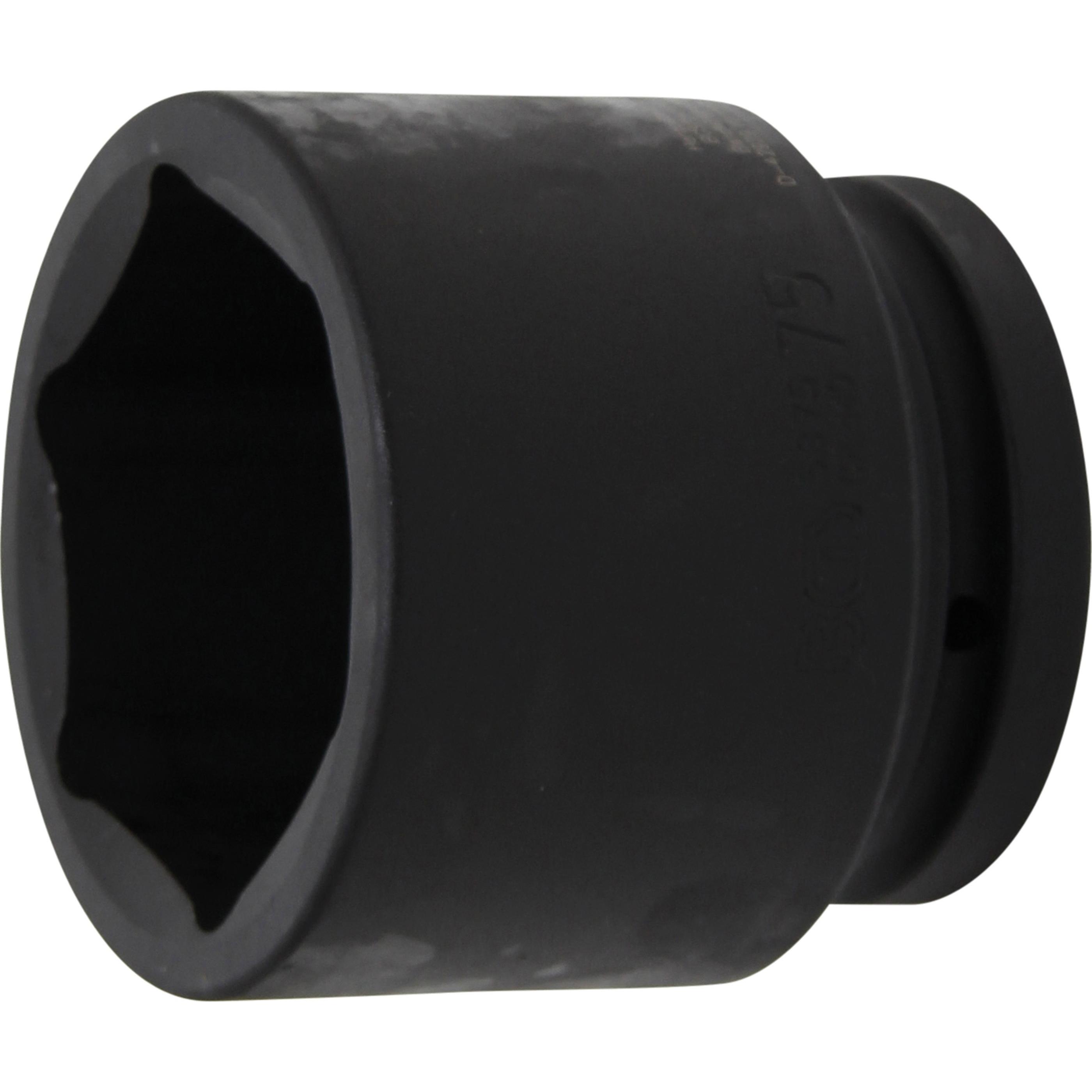 BGS, Steckschlüssel + Stecknuss, Kraft-Steckschlüssel-Einsatz Sechskant Antrieb Innenvierkant 25 mm (1") SW 75 mm (75 mm...