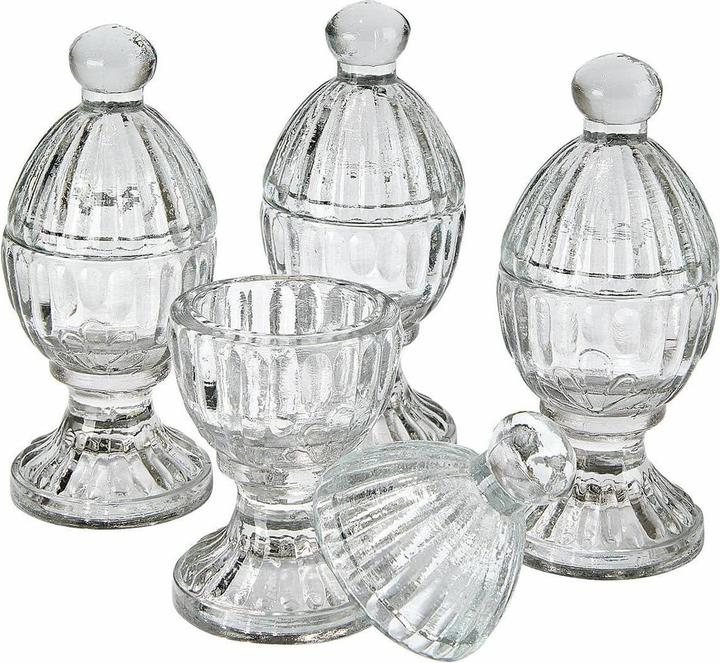 Produktbild Loberon Eierbecher 4er Set Uvirel klar (4x)