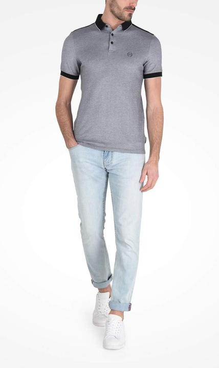 Actual product image Armani Exchange 8nzf76 z8m5z Korte Mouw Poloshirt Grijs XS Man (XS)