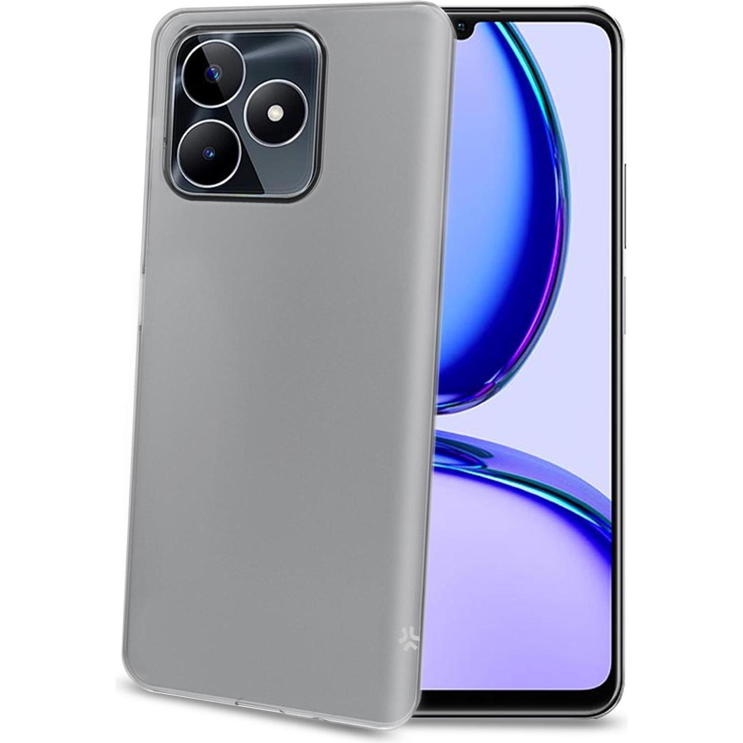 Celly Tpu-hoes voor Realme C51/Realme, Mobiele telefoonketen, Transparant