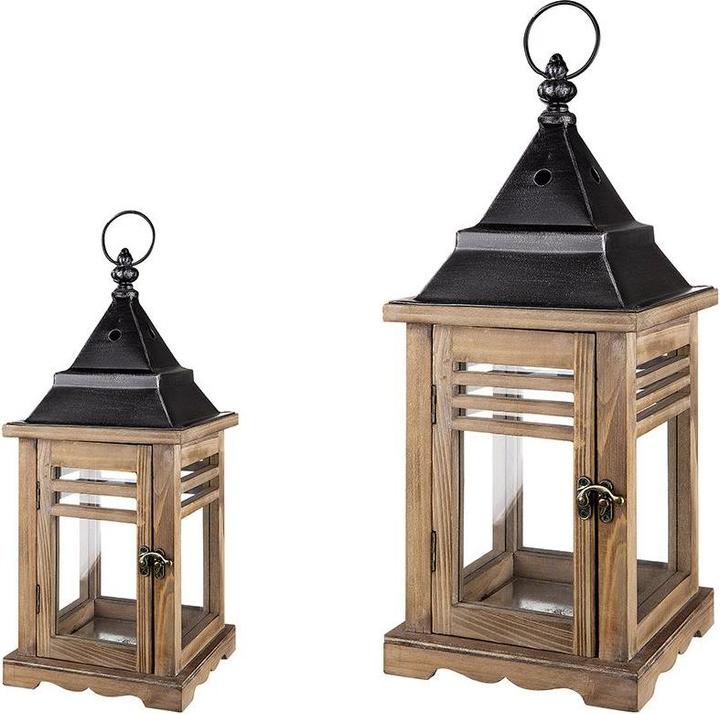 Produktbild Gilde Holz Laterne Listello