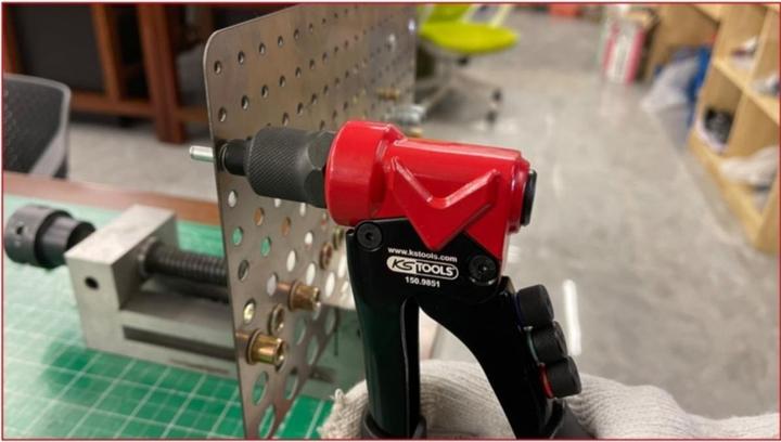 Actual product image KS Tools 3 in 1 hand riveter set, 12 pcs.