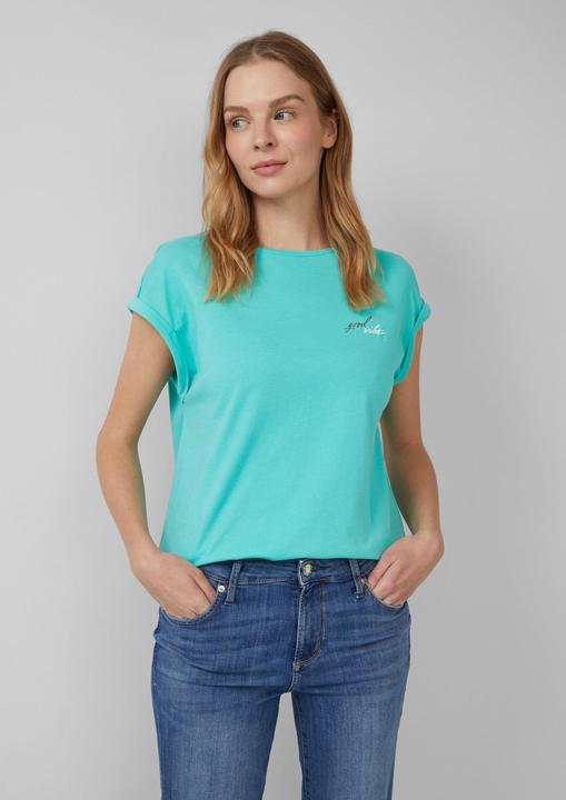 Actual product image S.Oliver T-Shirt Relaxed-Fit-Shirt mit Print und überschnittenen Schultern (36)