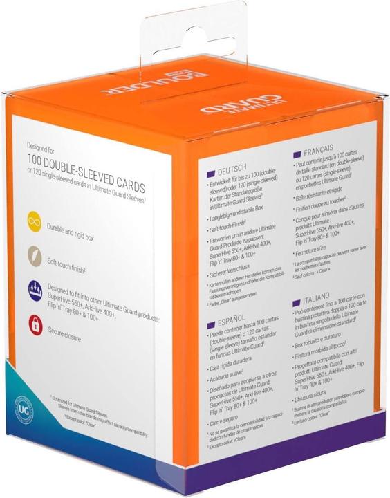 Productafbeelding Ultimate Guard UGD010846 - Kei kaartenbak - 100+ kaarten, standaard formaat, klaproos bloem