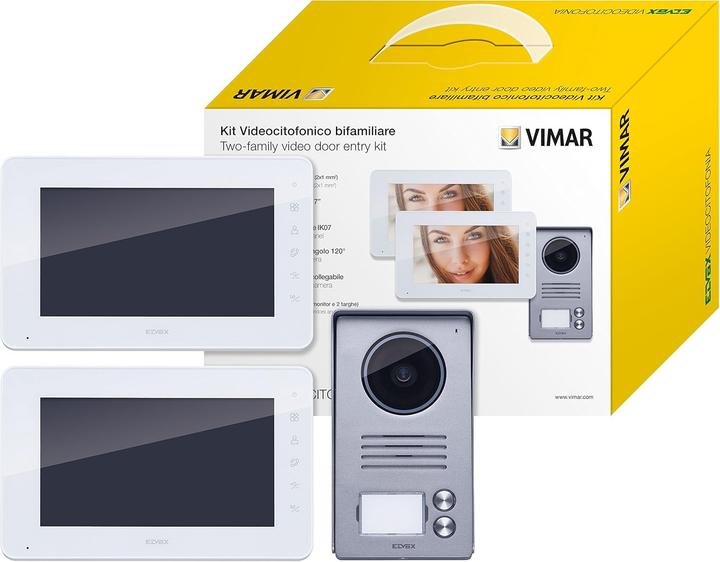 Image du produit Vimar Interphone vidéo mural avec écran tactile capacitif et affichage couleur 7 pouces