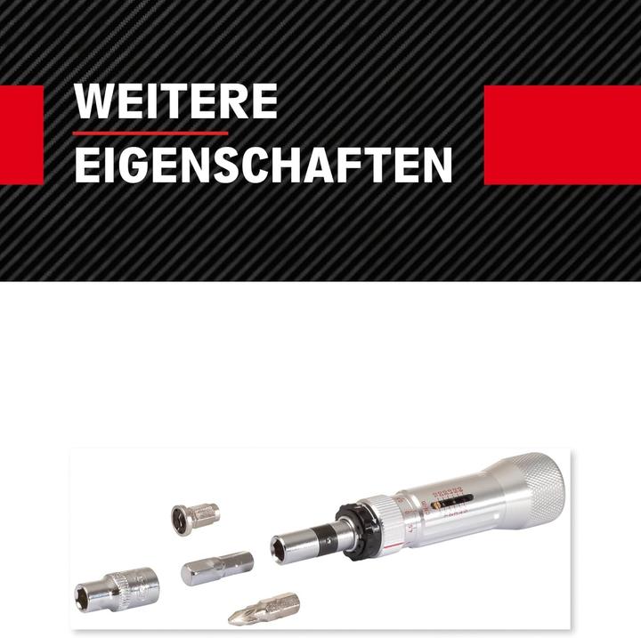 Produktbild KS Tools 1/4" ESD-Drehmomentschraubendreher Mikrometerskala, Skale (mech.), 40-300 cNm (1/4", 40 - 300 Nm)