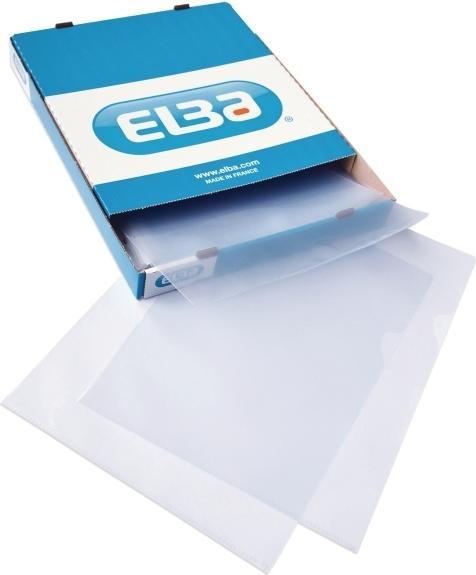 Produktbild Oxford Box mit 100 L-Ordnern Slid'In A4 PVC 140µ Glatt starr Weiss (A4, 100x)