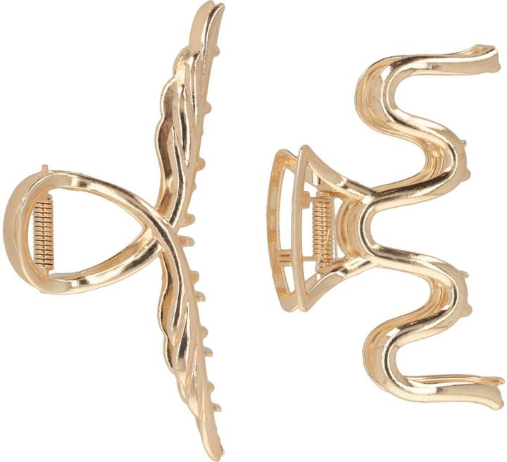 Trisa Set Metallklemmen Gold (2 Stk.)