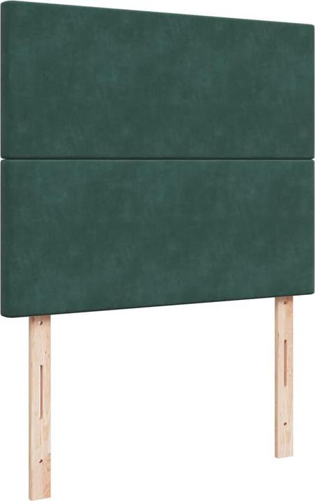 Produktbild vidaXL Bo x springbett mit Matratze 160 x 200 cm Samt (160 x 200 cm)