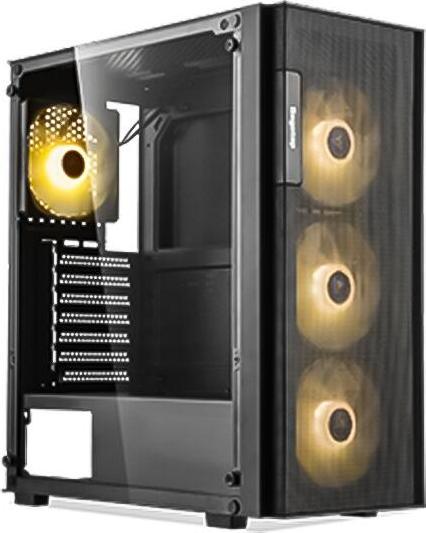 Actual product image Segotep Axe 5 Case Black (mATX, Mini-ITX)