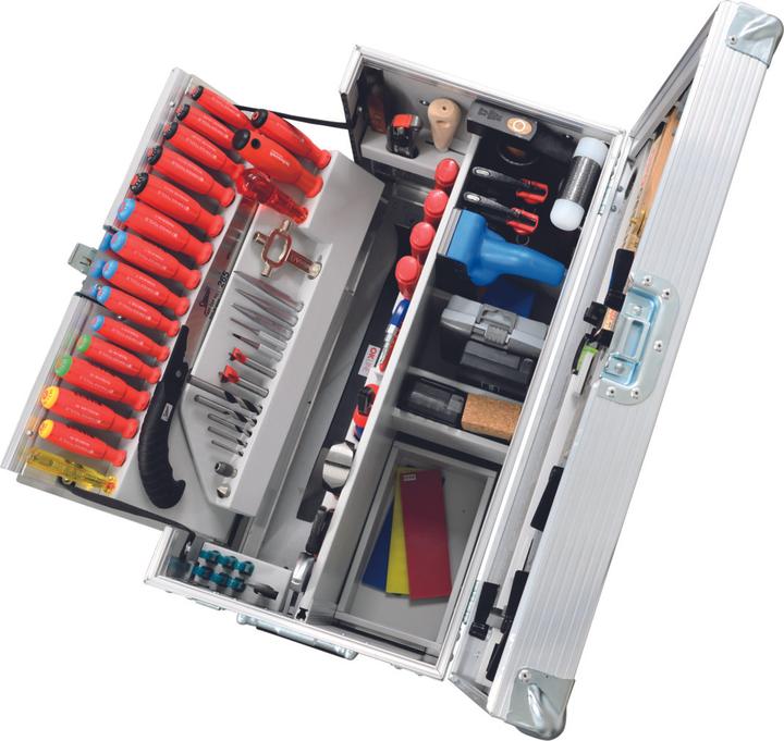 Produktbild OPO Leichtbau Schreiner-Werkzeugkiste Compact 3 (64 Teile)