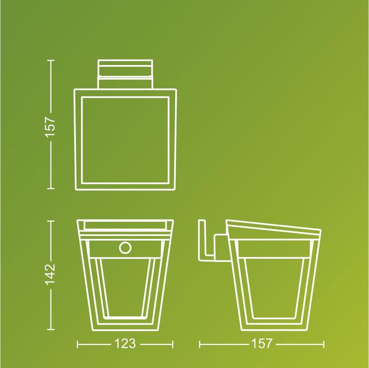 Image du produit Philips Outdoor Ultra Efficient Solar Nissa (250 lm, IP44)
