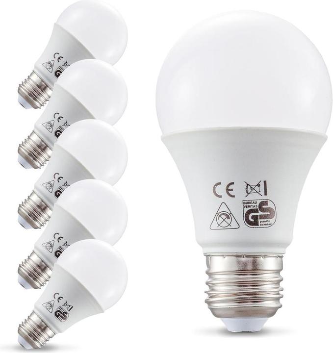 B.K.Licht LED bulbs, set of 5, E27/9W (E27, 806 lm, 5x)