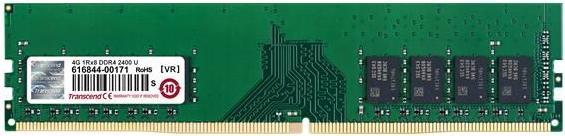 Produktbild Transcend DDR4 2400Mhz 4GB DIMM 1Rx8 1.2V CL17 (1 x 8GB, 2400 MHz, DDR4-RAM, DIMM)