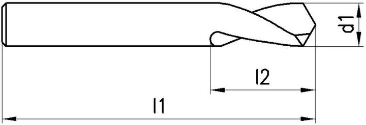 Actual product image Neriox NC spotting drill 120° HSS-E Co8, Ø 12 (12 millimetres)