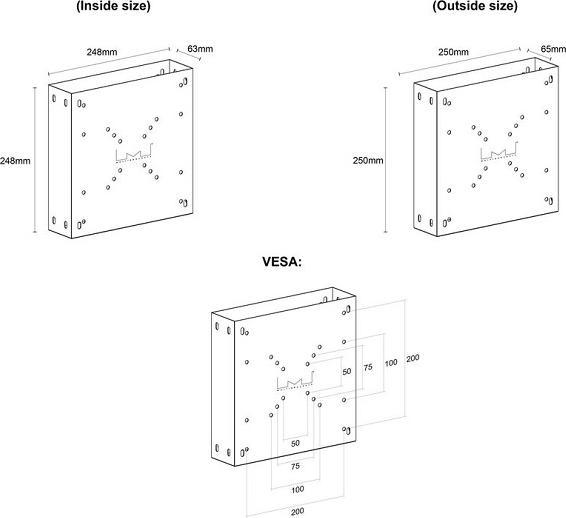 Image du produit Multibrackets Media Box Boîtier de signalisation numérique