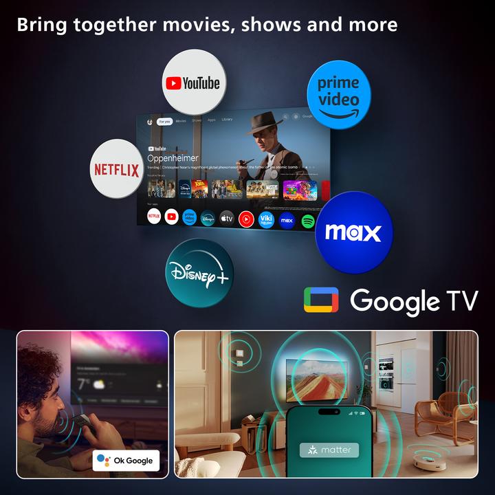 Produktbild Philips 65OLED910/12 (65", OLED, 4K, 2025)