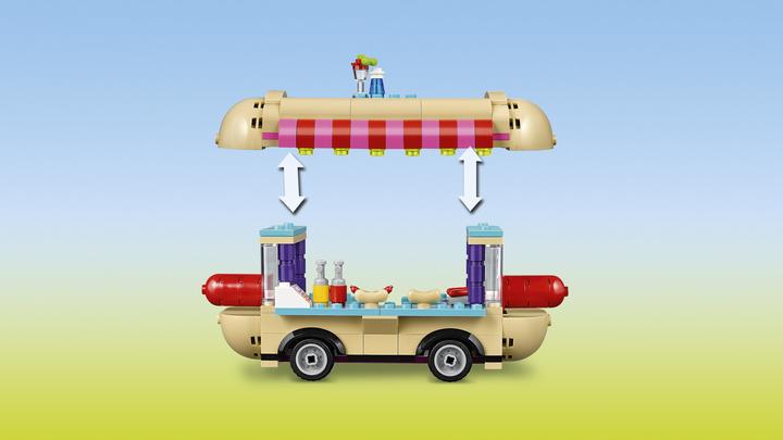 Produktbild LEGO Friends Hot-Dog-Stand im Freizeitpark (41129, LEGO Friends)