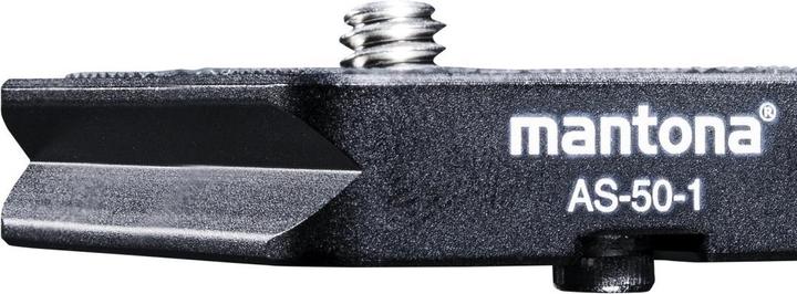 Actual product image mantona AS-50-1 (Tripod quick-release plate)