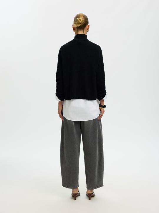 Produktbild Selected Slfcille Ls Knit Lano High Neck Noos (XL)