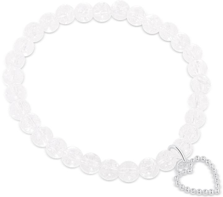 Immagine prodotto Leyda Bracciale a cuore (18 cm, Pietra colorata, Argento 925)