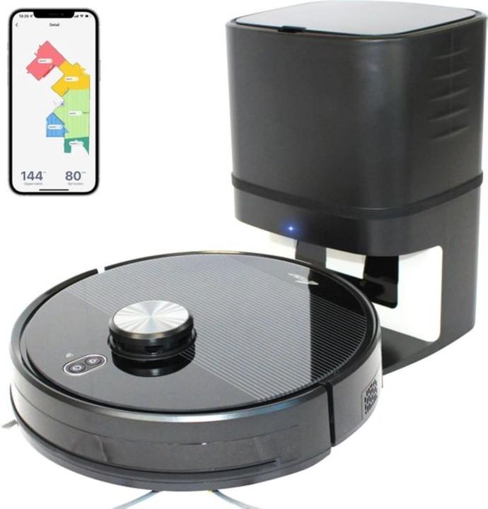 Image du produit Zoef Robot robotstofzuiger Willem met afzuigunit - Uitgebreide mapping - Leegt automatisch- Zelf lerende robots (6000 Pa, Torchon d'essuyage)