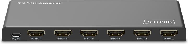 Image du produit Digitus Commutateur HDMI 4K, 5x1