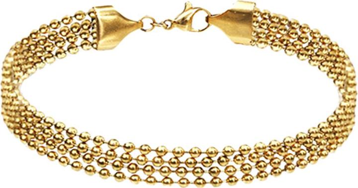 Produktbild Star Piercing Armkette vergoldet vier einzelne Kugelketten (18 cm, ohne Messing)