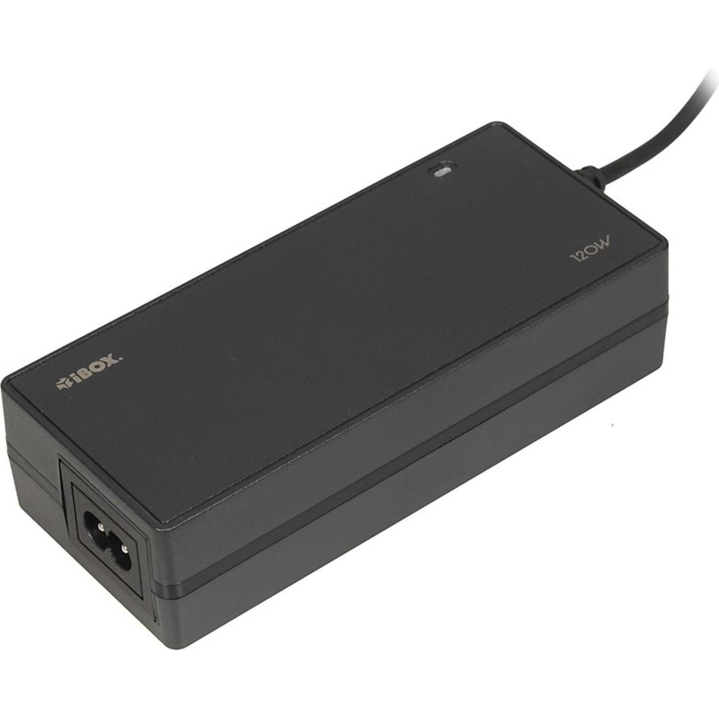 Thumbnail - iBox Uniwersalny Zasilacz Do Laptopa I-Box Iuz120wa Auto 10 Wtyczek (120 W), Notebook Netzteil, Schwarz