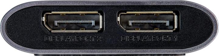 Actual product image StarTech .com Thunderbolt 3 to Dual DisplayPort Adapter DP 1.4 (USB-C, 9.90 cm)