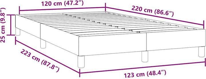 Produktbild vidaXL Boxspringbett (120 x 220 cm)