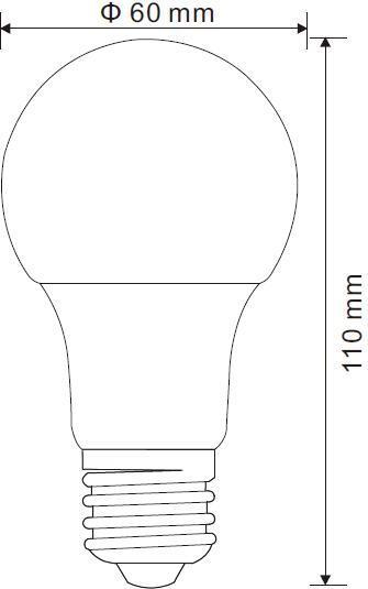 Produktbild Globo LED Leuchtmittel Aluminium 2xE27 LED (E27, 9 W, 810 lm, 2 x, F)