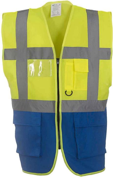 Actual product image Yoko Unisex Adult Executive Hi-Vis Waistcoat (M)