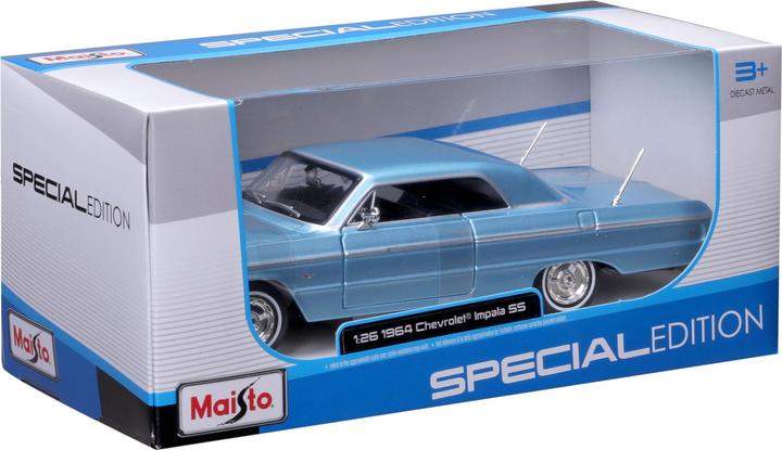 Produktbild Maisto Chevrolet Impala 1964 1/24 blau