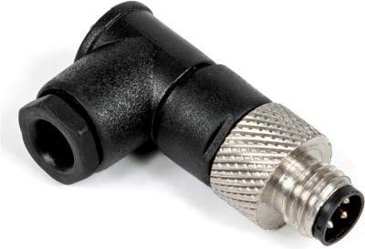 Produktbild RS PRO M8 Rundsteckverbinder Stecker 4-polig / 4.0A Kabelmontage, Lötanschluss IP 67