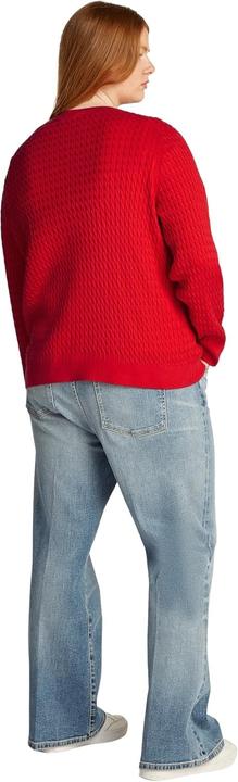 Image du produit Tommy Hilfiger Pull col roulé à manches longues en maille câblée (48)