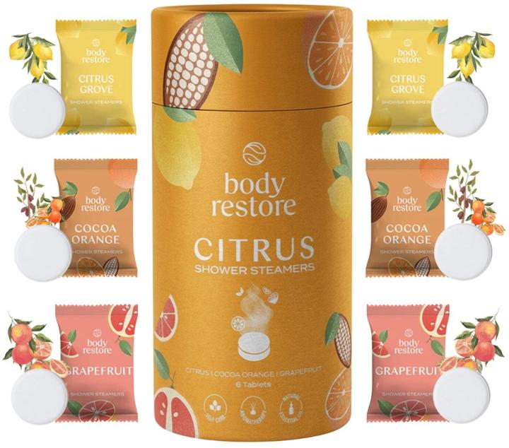 Produktbild Body Restore Citrus Shower Steamer 6 Tablets 5.3 Oz (5.30 ml)