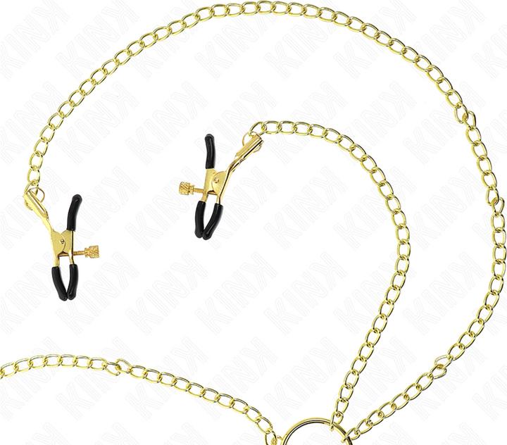 Immagine prodotto Pipedream KINK - 4 morsetti per capezzoli e clitoride, regolabili, oro