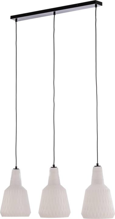 Actual product image Lindby Hängeleuchte Belarion, opal, 3-flg., Glas, Ø 23 cm (E27)