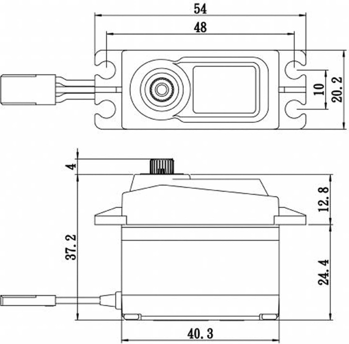 Actual product image Savöx Servo SA-1256TG+