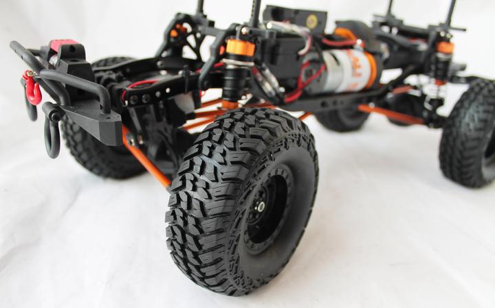 Actual product image DF-Models DF-4S Crawler 313 mm 2021 JYM Edition - ORANGE (RTR Ready-to-Run)