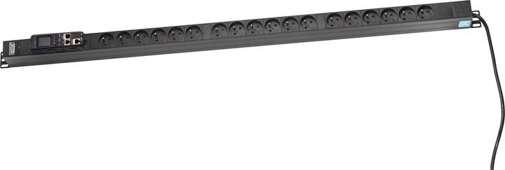 Produktbild Digitus Assmann Electronic ASM DN-IP-V-2-18E Metered RACK PDU-Anschluss DIN49440 18xNF-C61-314 (E) 16A